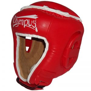 4502120-head-guard-olympus-thai-pro-open-face-pu-red-side-market4sportsgr